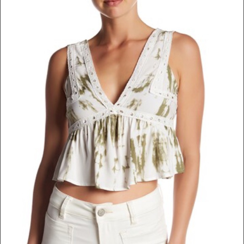 Mimi Chica Cropped Top Tie Dye